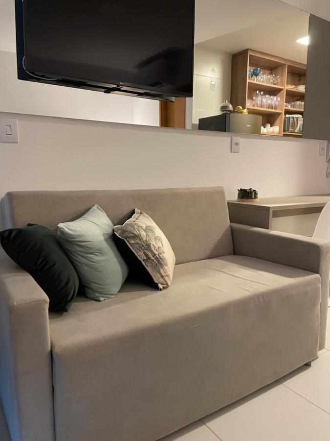 Apartamento Flat Estudio De Luxo - De Muro Alto - Piscinas - Ideal Casais, Familias Com Criancas - Ap Completo - Ar Cond, Wi Fi, Netflix, Estacionamento - 400 Mt Do Mar *